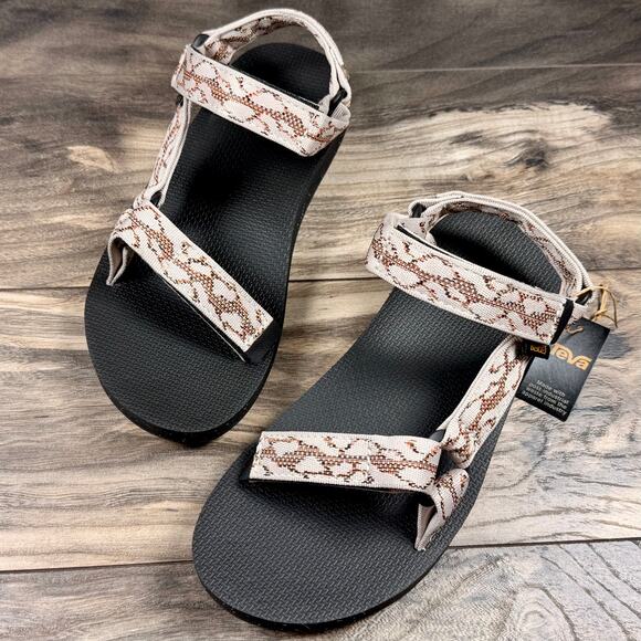 NIB Teva All Gender Original Universal ReLoop Outdoor Sport Sandals W9 M7 NLBK - Picture 2 of 9